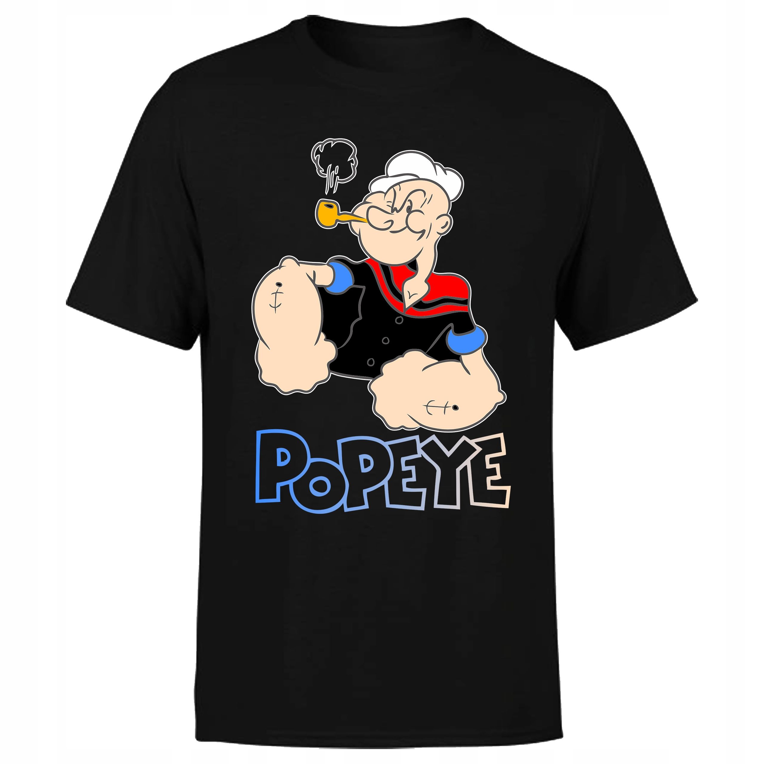  Meeste t-särgid trükiga madrus popeye papaj spinat 4xl