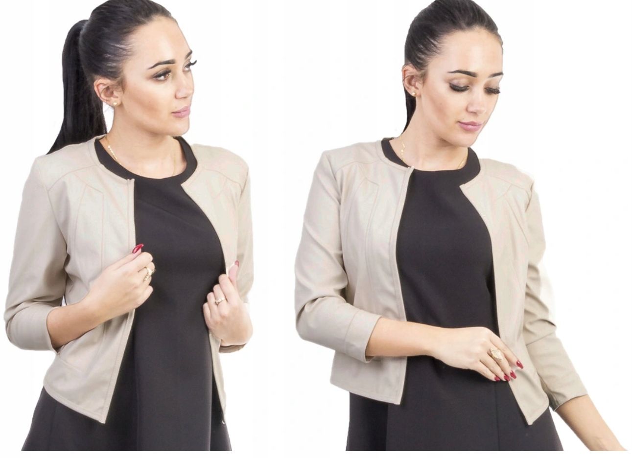  Bolero-jacke jacke öko-leder (36-50) 46