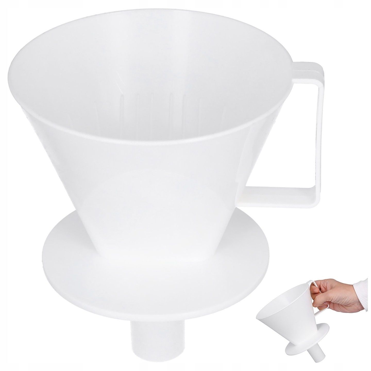  Coffee shop sieve for filtering funnel for making coffee for cups