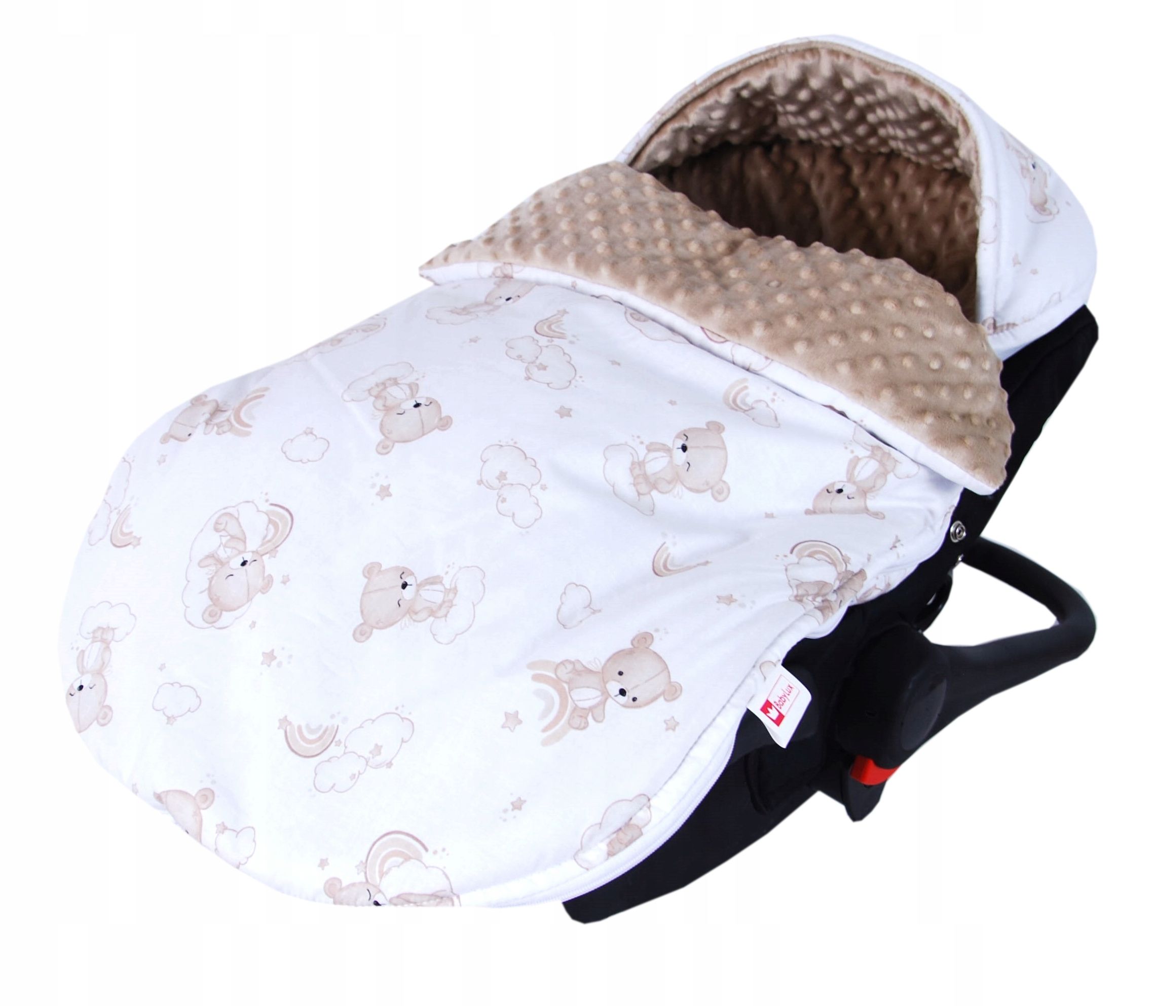  Babylux magamiskott sügis minky puuvill vankrile, turvahällile 90cm nr93