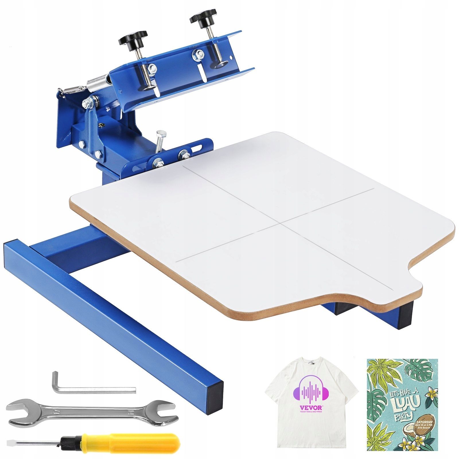  Maschine siebdruck 4 farben + 2 stationen
