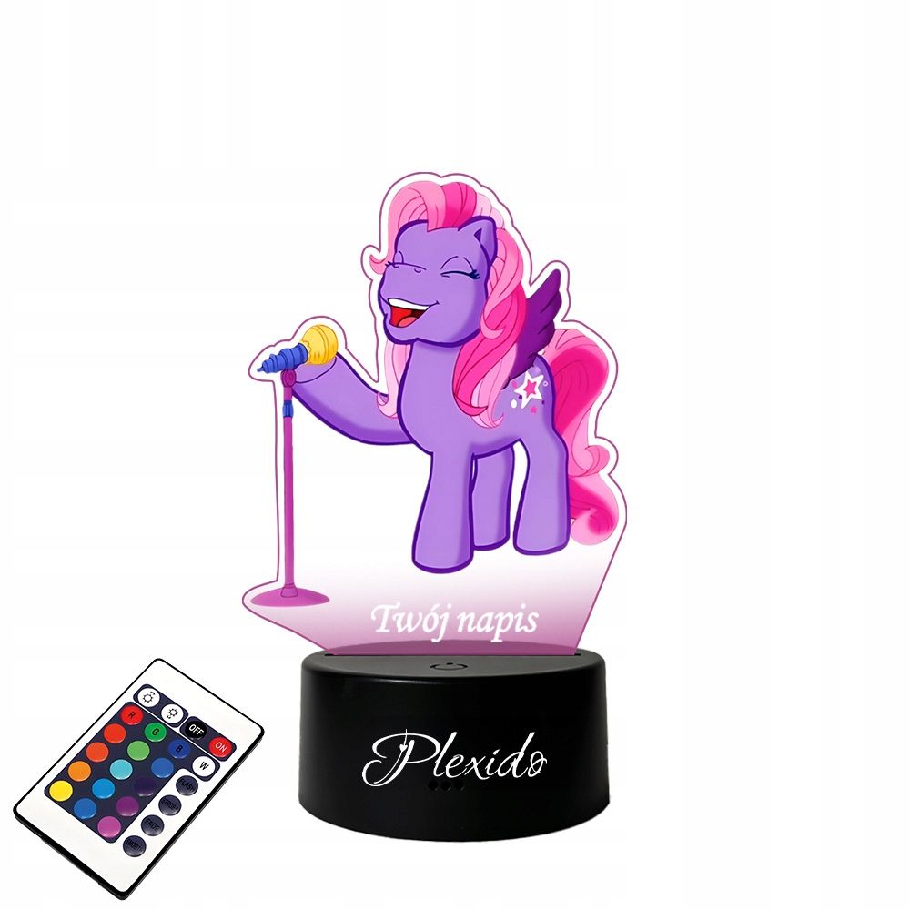  Lambipirn klaasi peal uv my little poni poni rainbow dash led + kaugjuhtimispult 16 värv