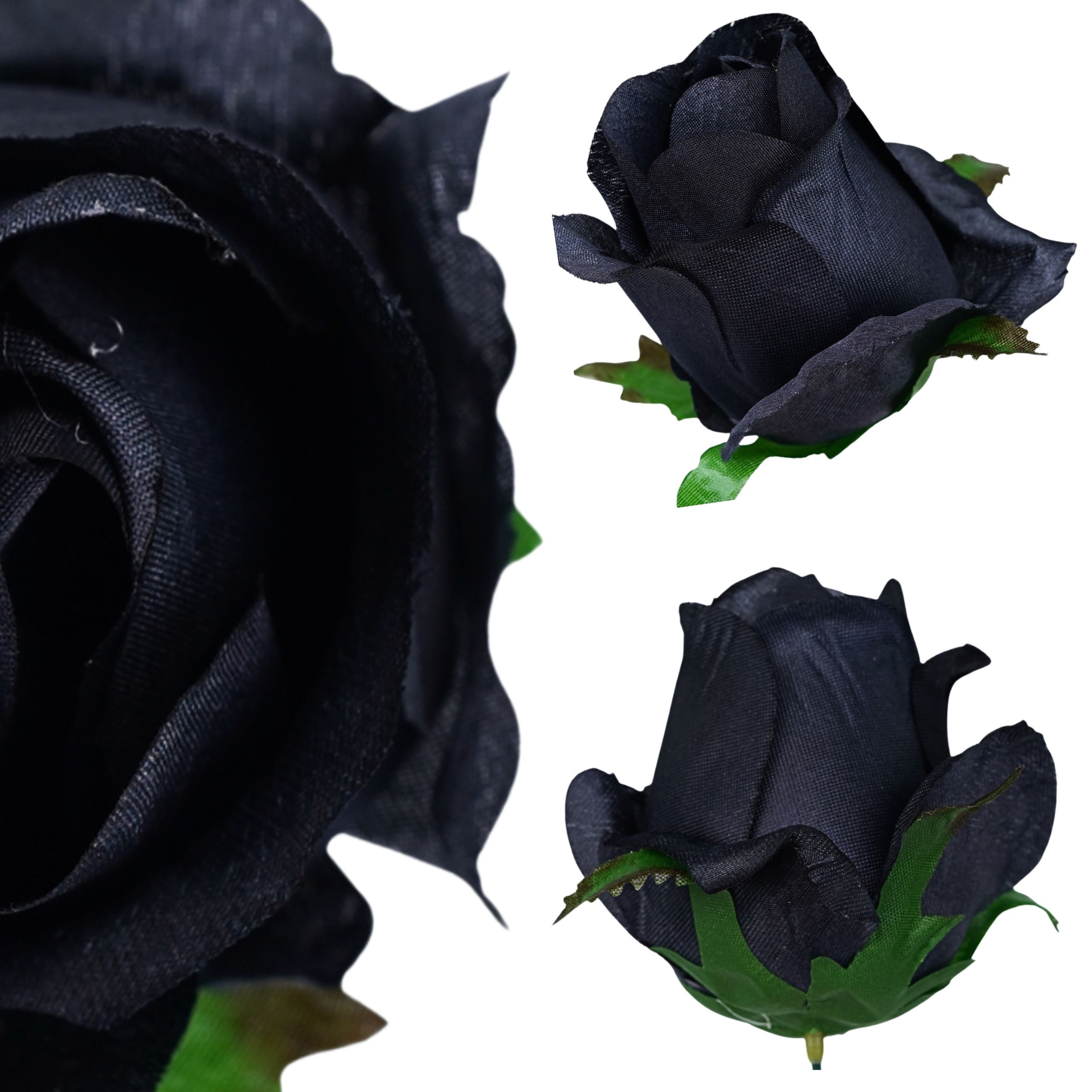  6x dirbtinės gėlės rožė wyrobowa galva komplektas 10cm violetinė