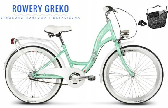 Pilsētas velosipēds mexller village 24 šimano 3 zobrati