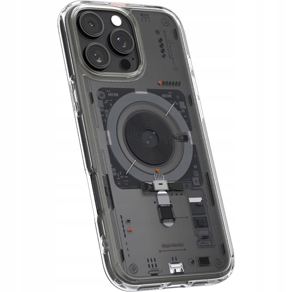  Byla spigen į "iphone" 16 pro, nugara į magsafe, lengvas, tvirtas, stilingas