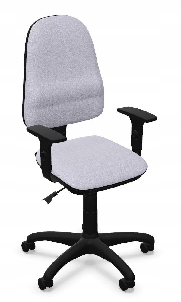  Pasukama kėdė su reg. porankiais perfect c73 pilkos-juodos spalvos nowy styl