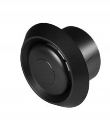  Anemostatas metalinis fi125 nerūdijančio chromas aun125