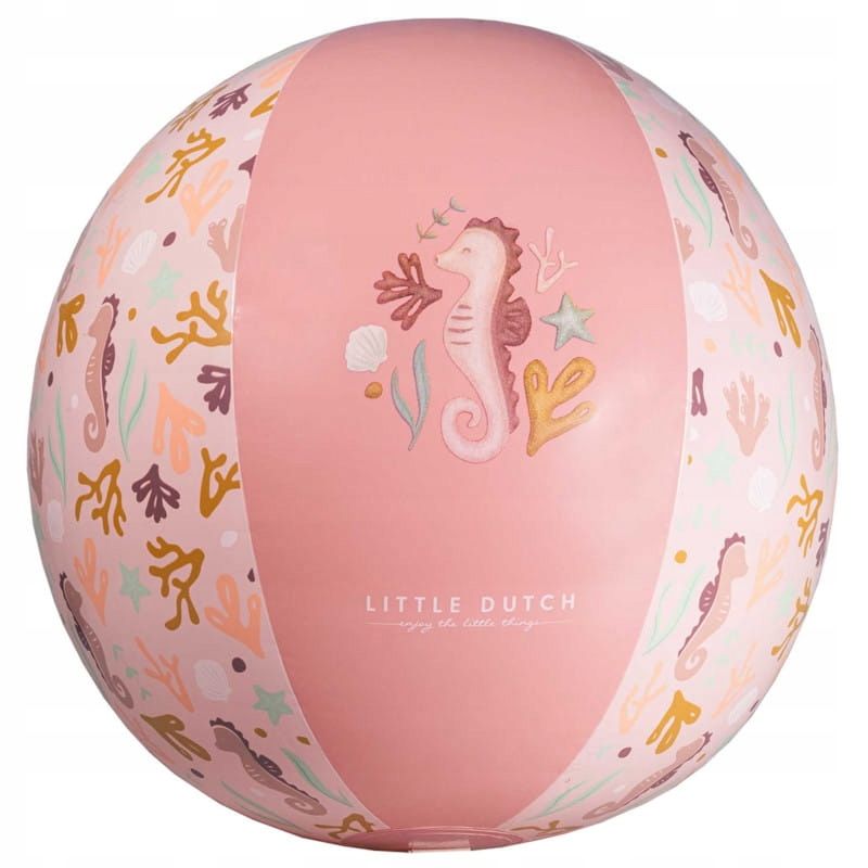  Little dutch aufblasbarer wasserball 3d mit blume pink flowers 35 cm