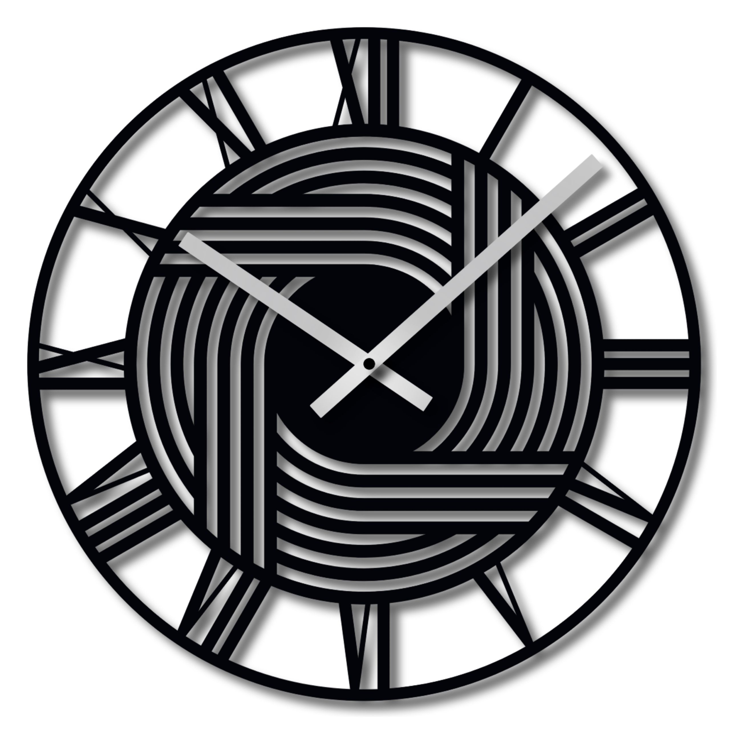  Wall clock 60 cm clock on the wall big clock openwork classic big numbers