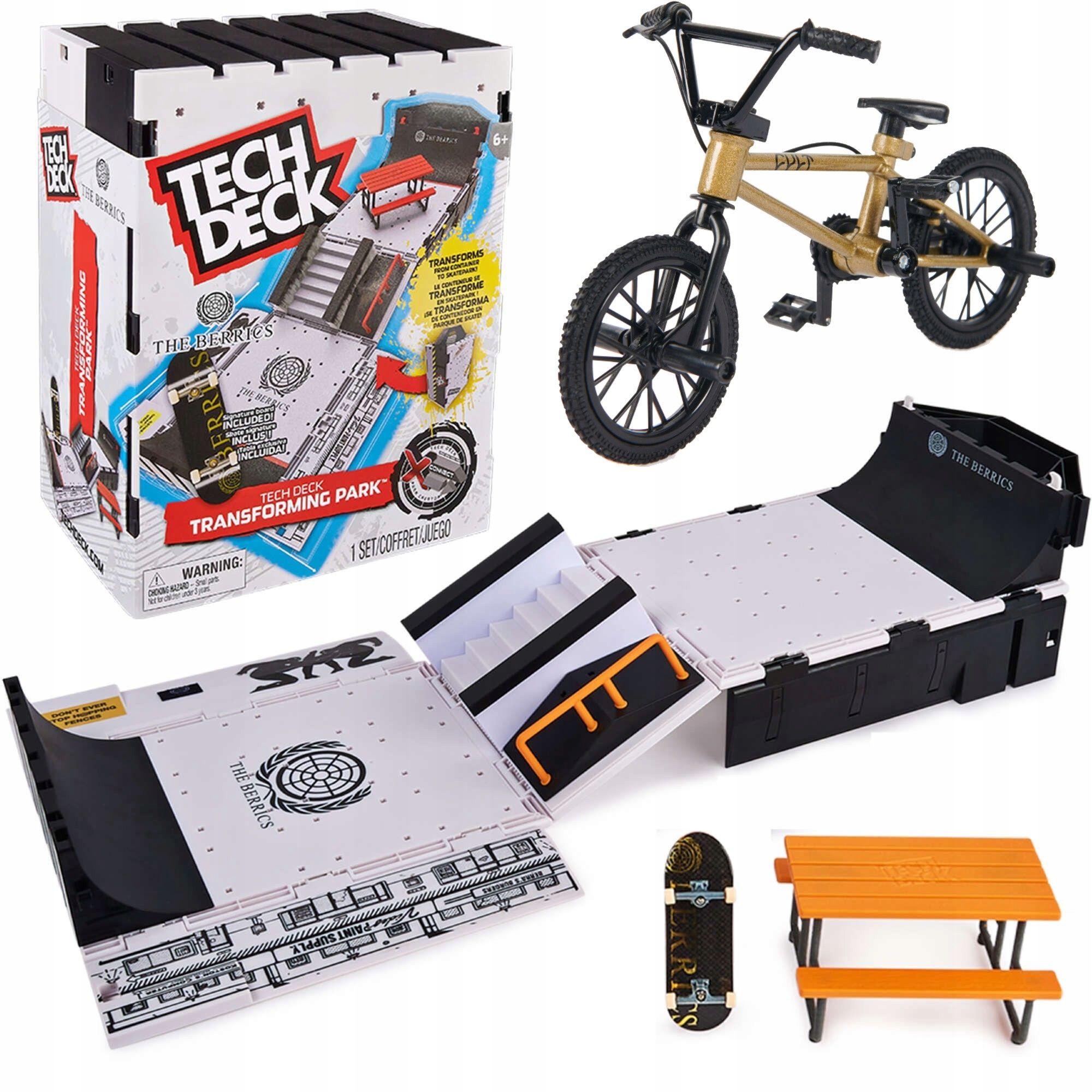  Skate park fingerboard množina bicykel bmx i skateboard + príslušenstvo tech deck