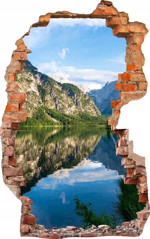  Sienas uzlīmes foto tapetes caurums 688 daba
