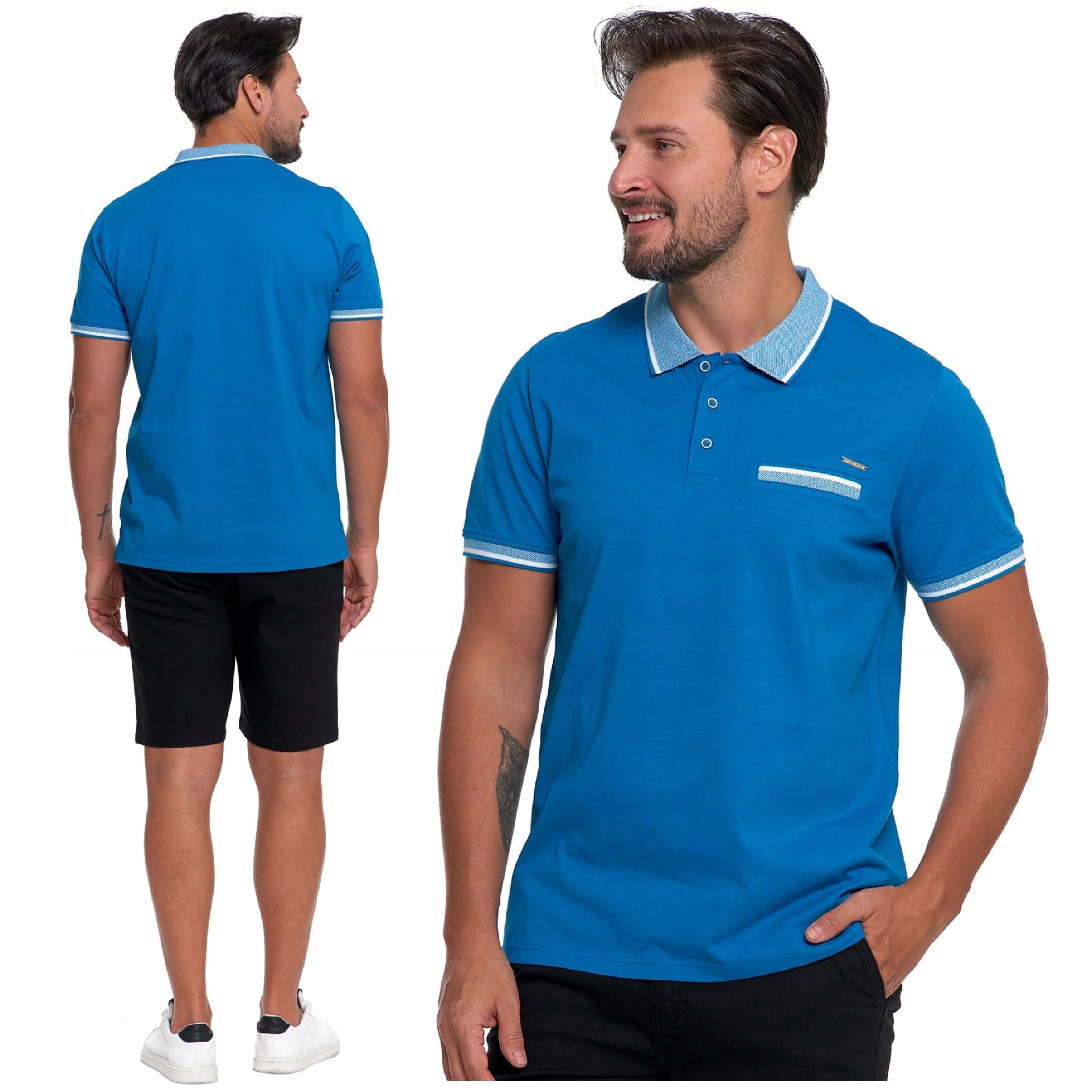  Polokošele golier samec pásy pólo klasický elegantný xl moraj