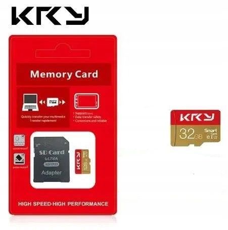  Kry atminties kortelė micro sd/tf u1 16gb mėlynas + adapteris