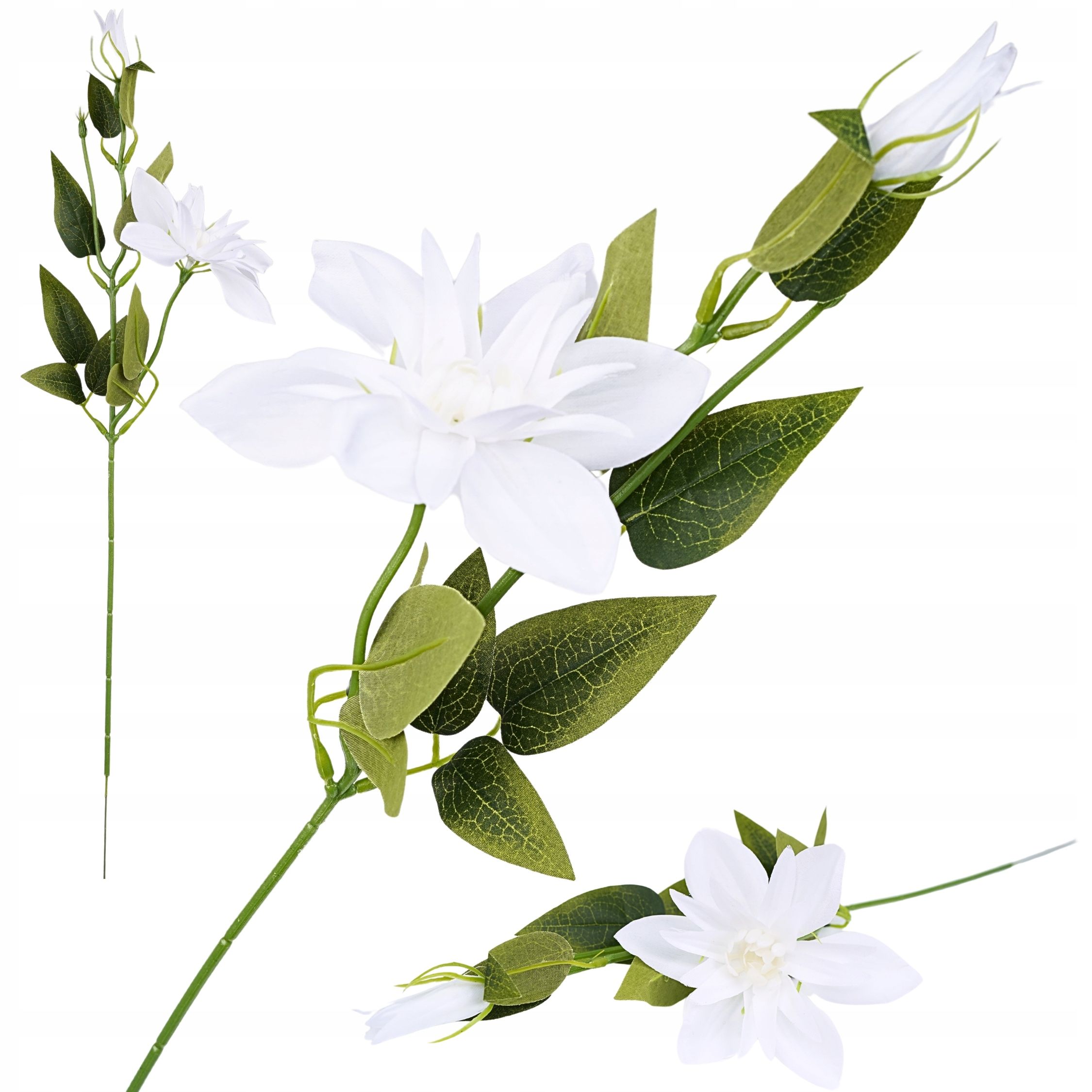  Mākslīgais zieds orhideja zars dekoratīvs rotājums florists pik 62cm