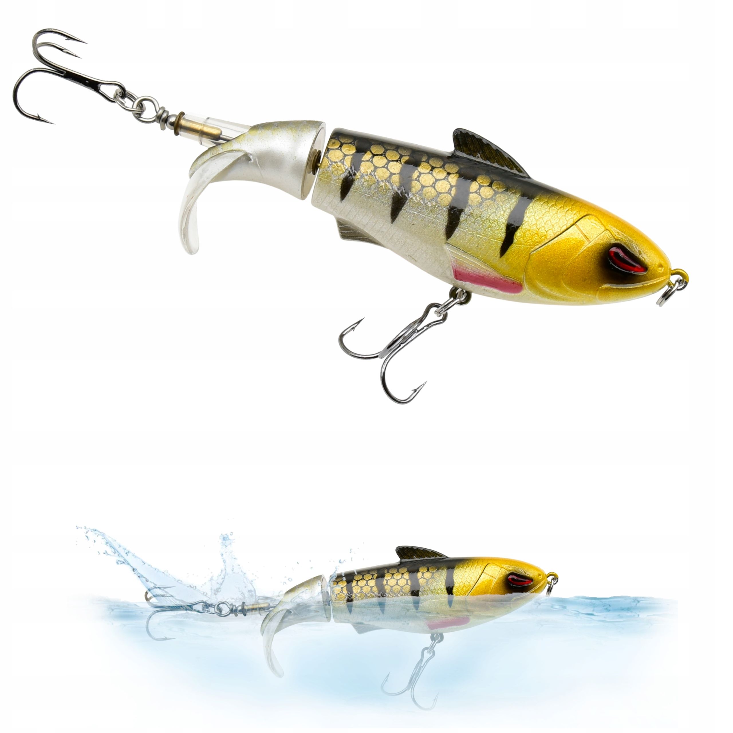  Wobbler zum angeln minnow pop walker 3d kunstköder 5,5 cm 8 g