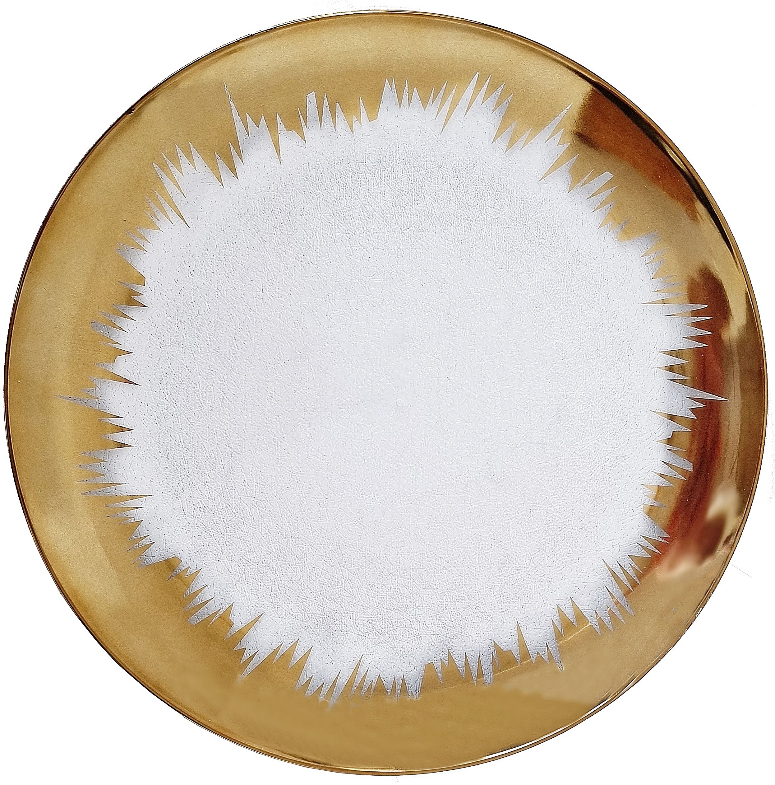  Decorative plate podstwka plastic under the plate gold o33 kp0647a