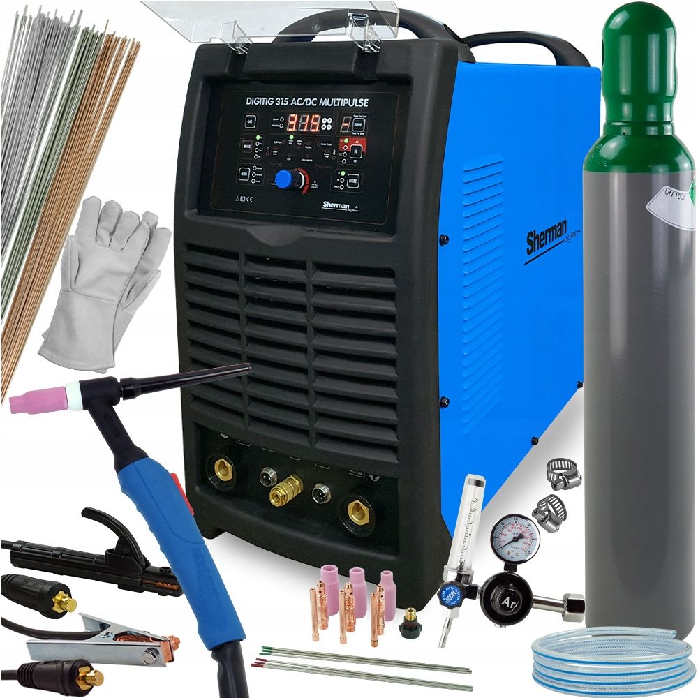  Inverterinis suvirinimo aparatas sherman 5-315 a 400 9,2 kva