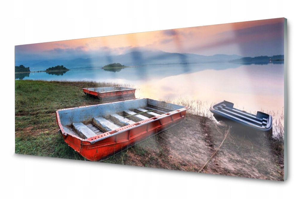  Lacobel glasplatte küche lilien wasser 140x70