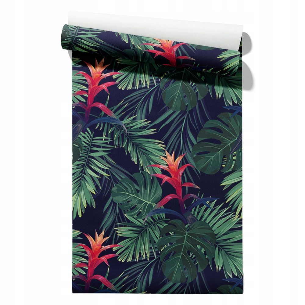  Wallpaper non-woven fabric pastel cherries wallpaper in a roll 50cm x 6,1mb