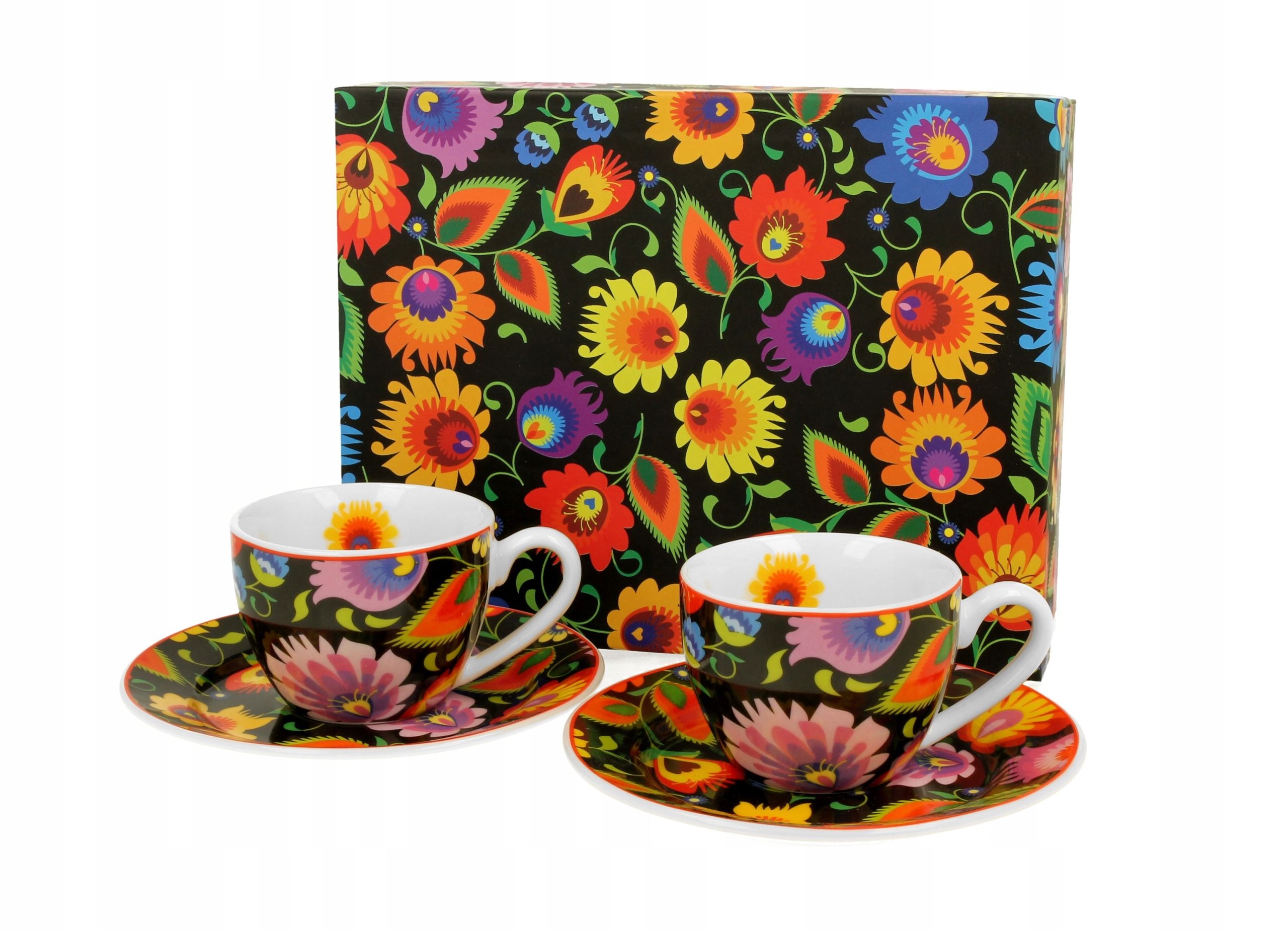  2 cups espresso with saucers safa
