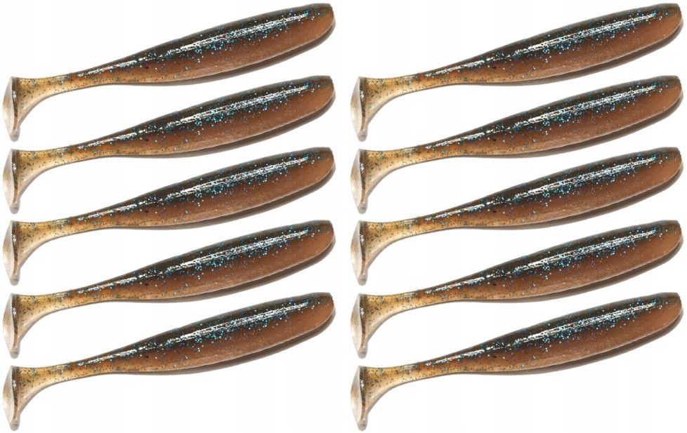  Keitech easy shiner 3' 7cm orange gold dust glühen