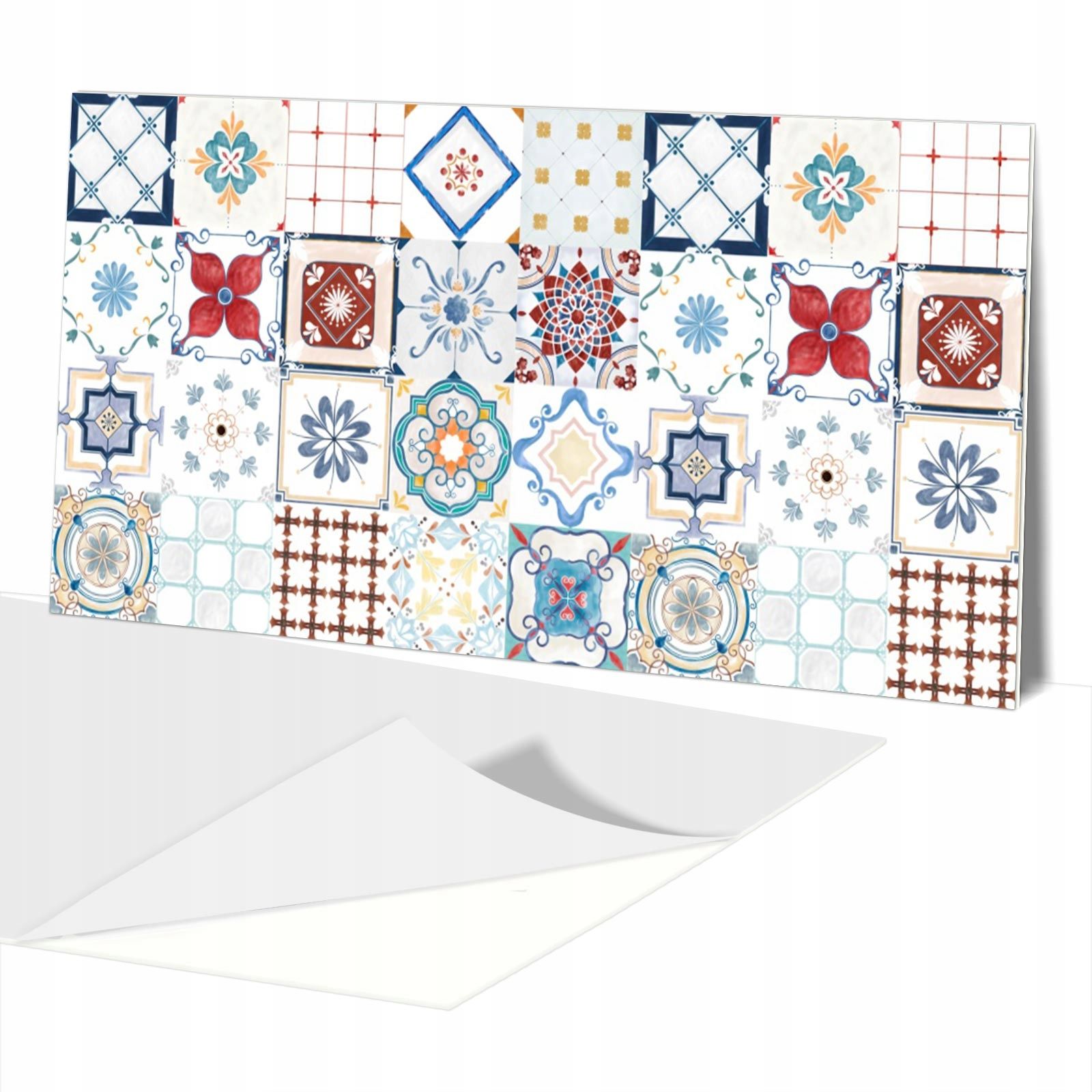  Lipīga plāksne pvc paneļi uz sienas marokānis patchwork 100x50cm