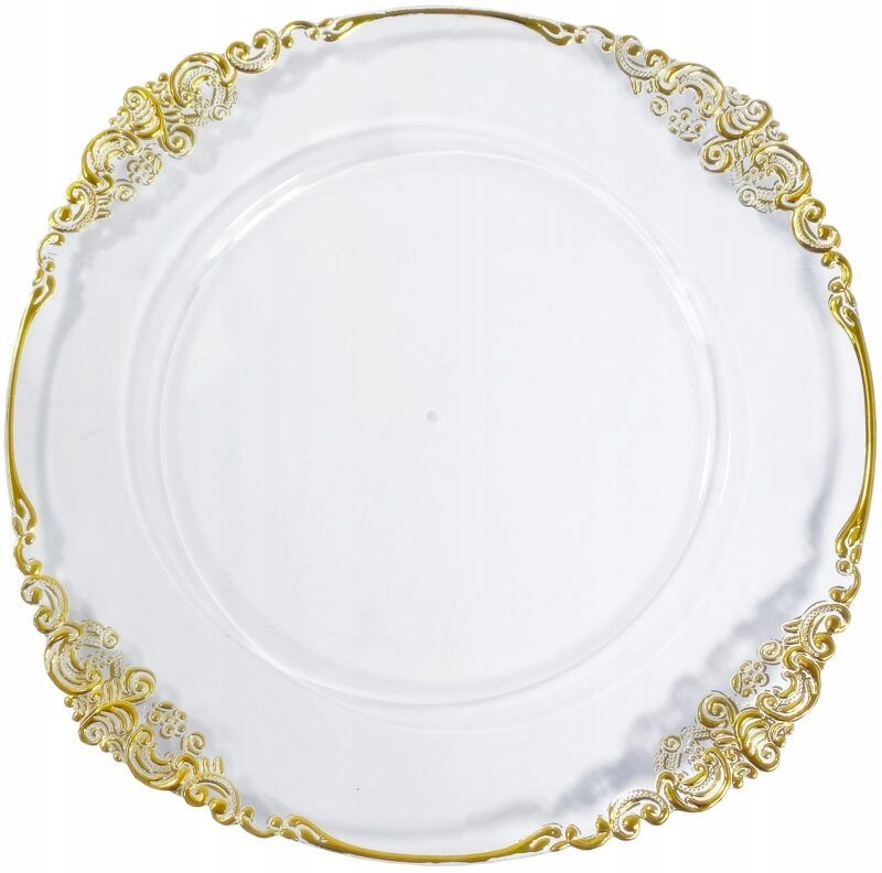  Decorative plate podstwka plastic under the plate gold o33 kp0647a
