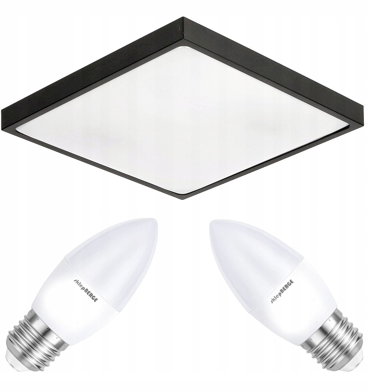  Griestu lampas plafons supraventrikulāra apaļa led spuldzēm 2 x e27 sudrabs uz spuldzes