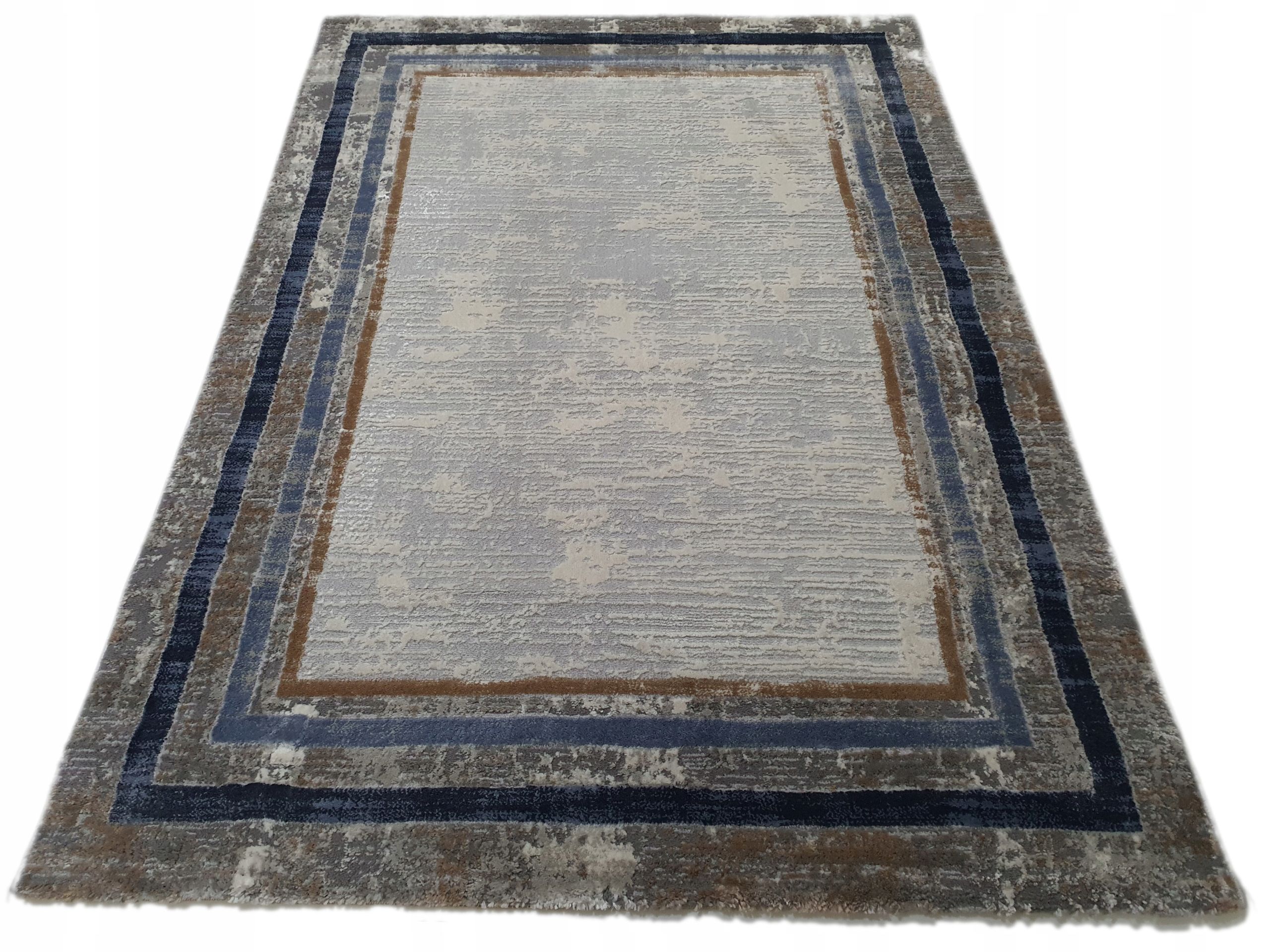  Kilimas laila vintage lofto stiliaus pilkas mėlynas 200x300 nakrapiany betonas pilka