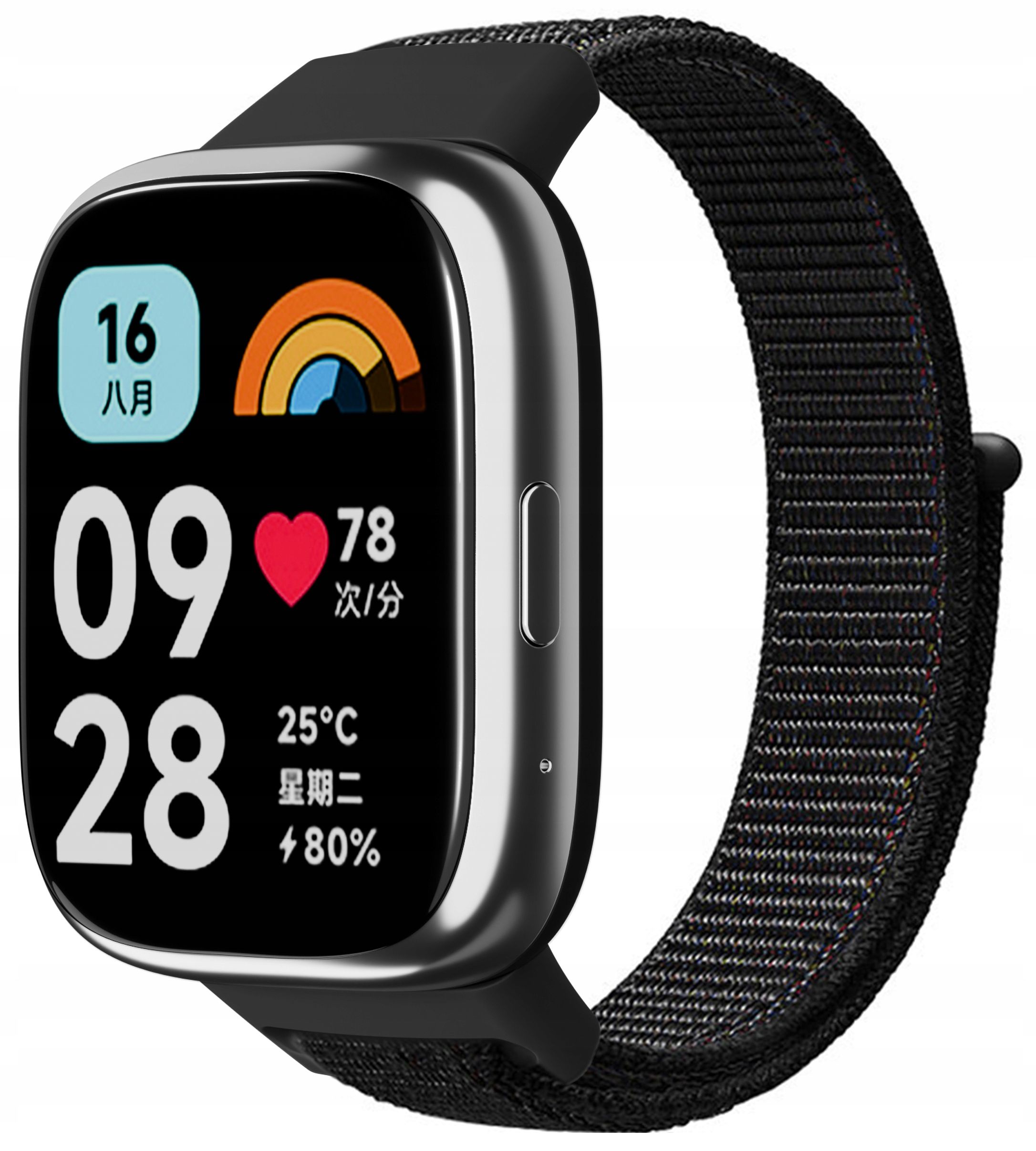  Strap bracelet nylon rabbitmob - xiaomi redmi watch 3 active | black