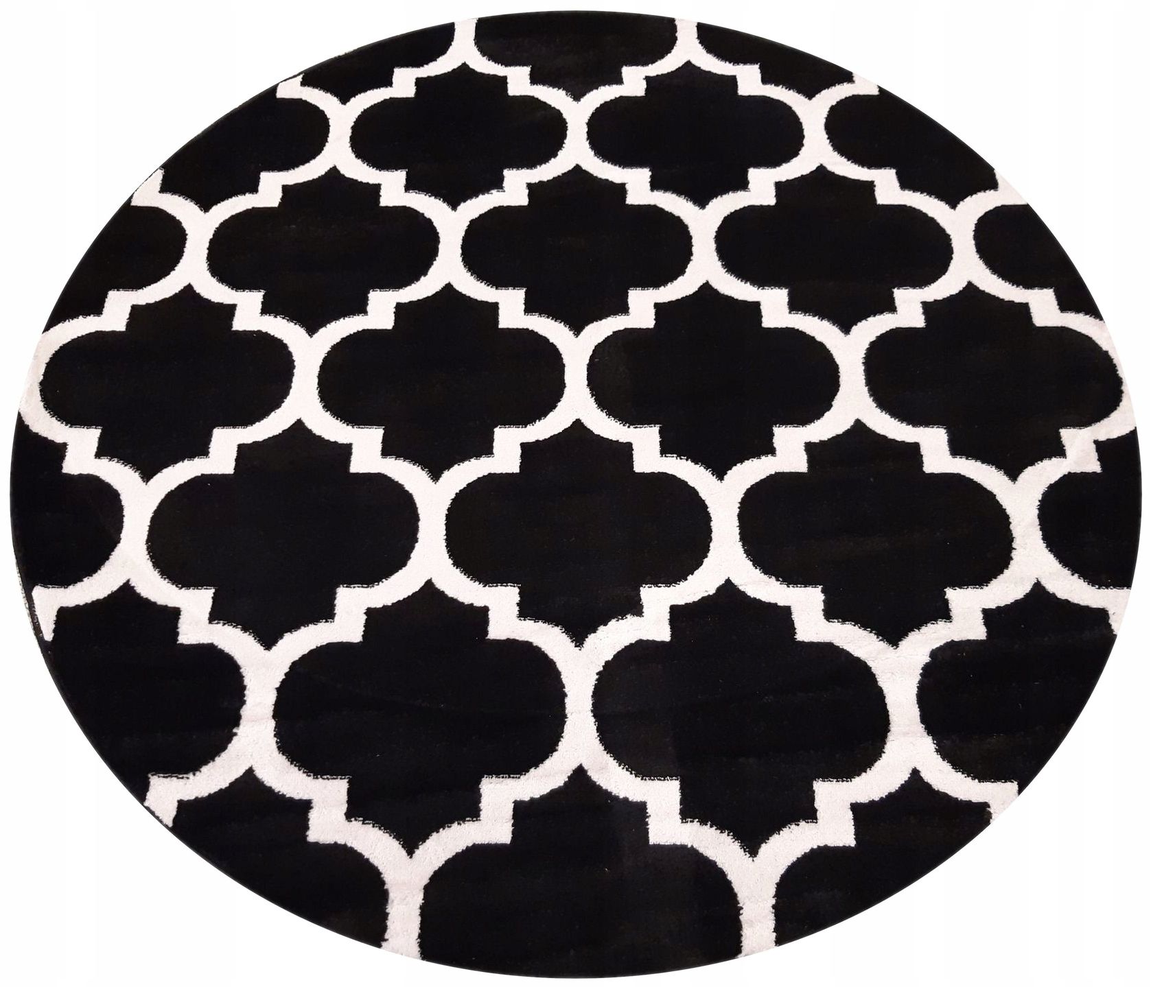  Round carpet for the living room 140cm , soft italian ,green creamy pattern mandala