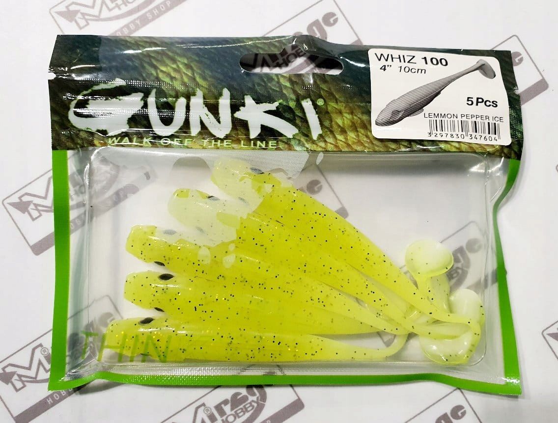  Norīt gunki kiddy 4"(10cm) - salt & pepper (op. 5 gab.) [52683]