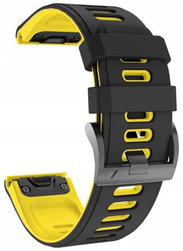  Baltos-juodos spalvos dirželis į "garmin" epiksas 2 (tech-band)