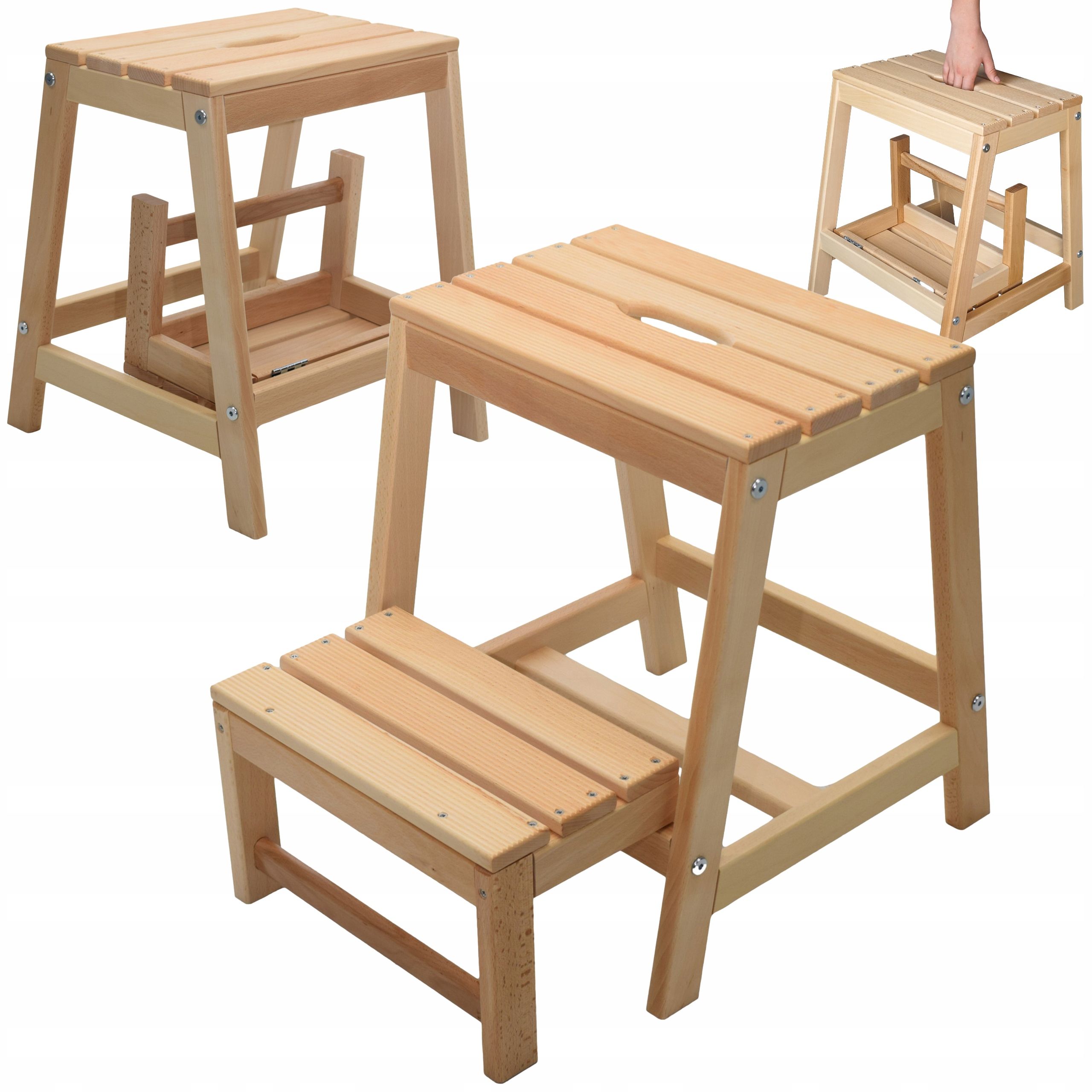  Folding table stool multifunctional with step by degree