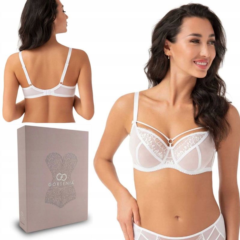  Gorsenija mīksts krūšturis balts paradise k496 lielums 70g