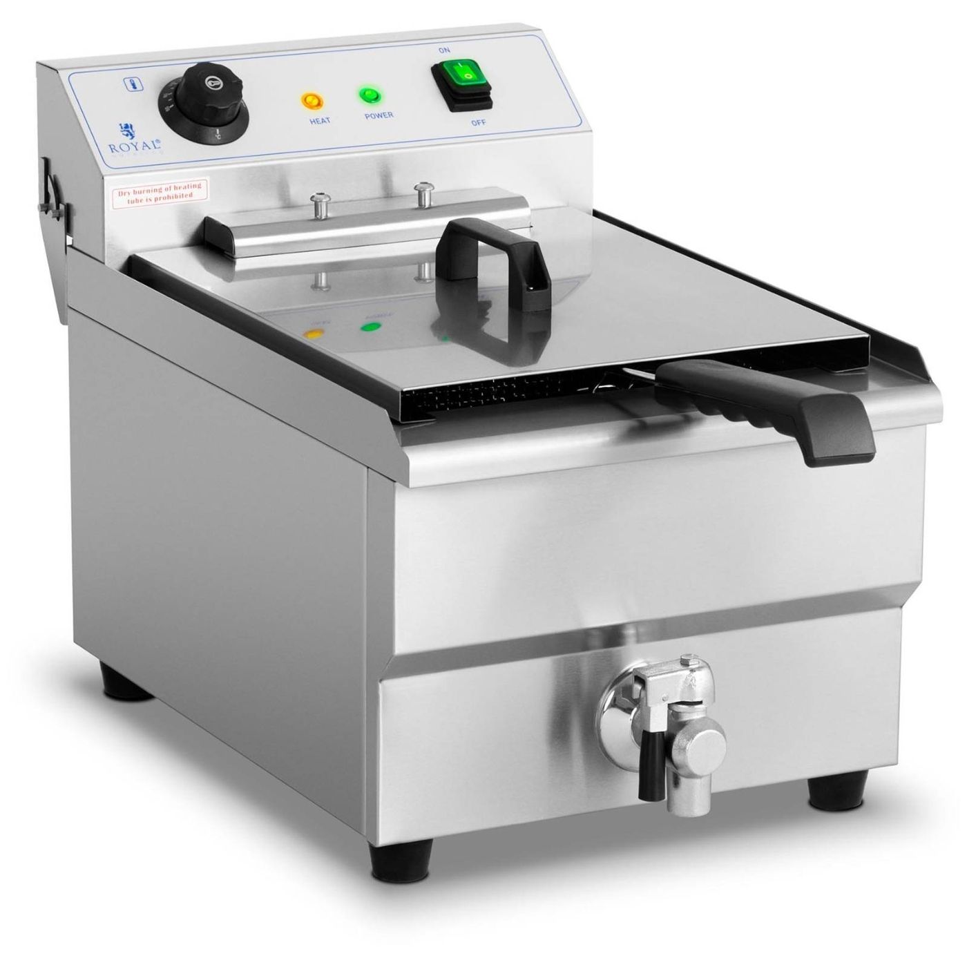 Gruzdintuvė 3200w 230v 8l. royal catering rcef 08eb