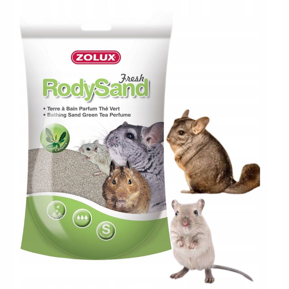  Badesand für chinchillas für nagetiere natürlich rody sand 2l