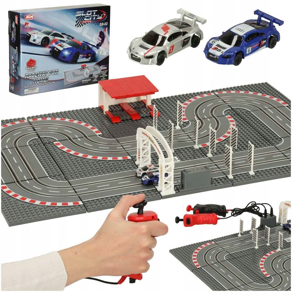  Autostrecke eisbahn garage + 8 autos
