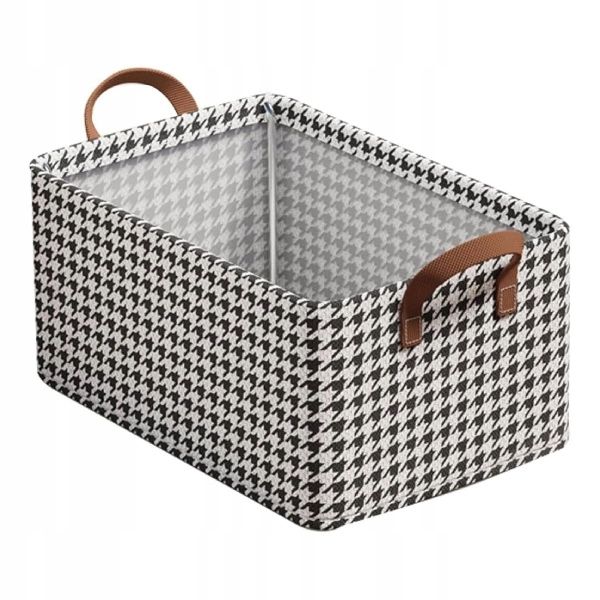  Dėžė rūbams spintai i stalčiai sulankstoma - 47x28x20cm - pilka
