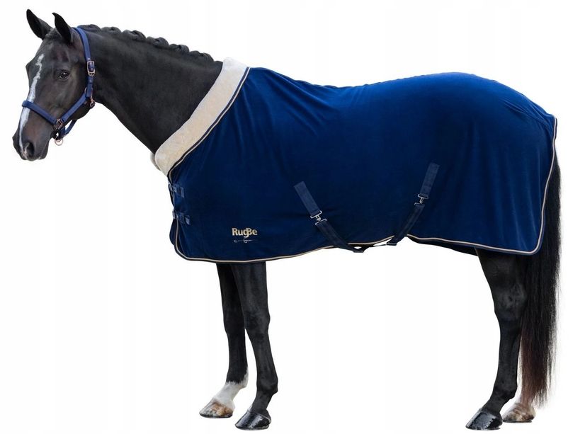  Fleecedecke mit kapuze therm schwarze farbe für ein pferd r.155 covalliero
