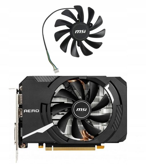  Ventilaator asus dual mini gtx 1650 1660 rtx 3050 3060 ti rx 6400 6500 xt pc