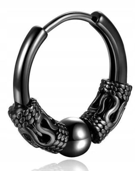  Kõrvarõngas kõrvas huggie rist rist mõõk teras punk gothic rock