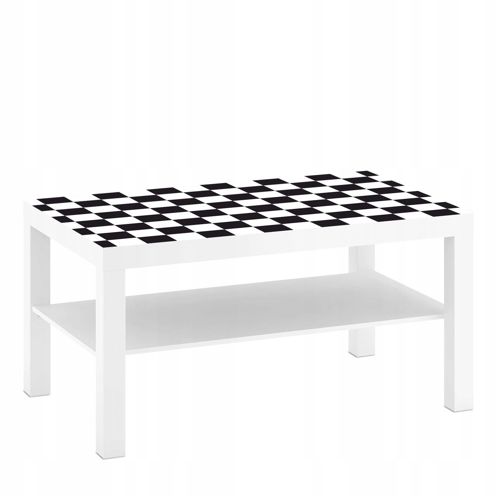  Laminovaná samolepka pro stůl káva ikea lack 90x55 cm trojúhelníky dřevo
