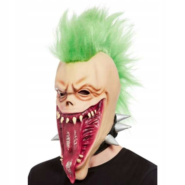  Maska vlkolak szara latex s kožušina horror