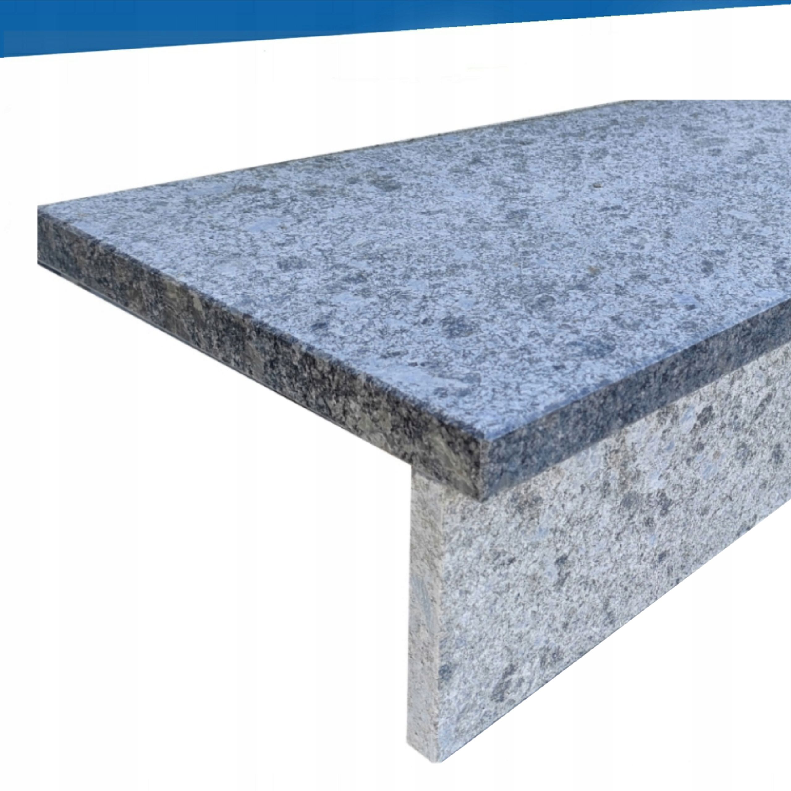  Anthracite color granite stairs steps flame steel gray 1m current gat. i