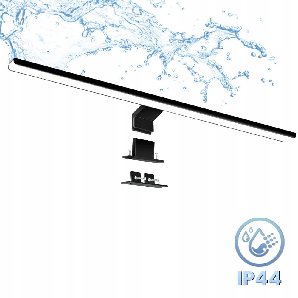  Lamp vannituba ll wall lambid chrome seinalamp peegli kohal 12w60cm led must