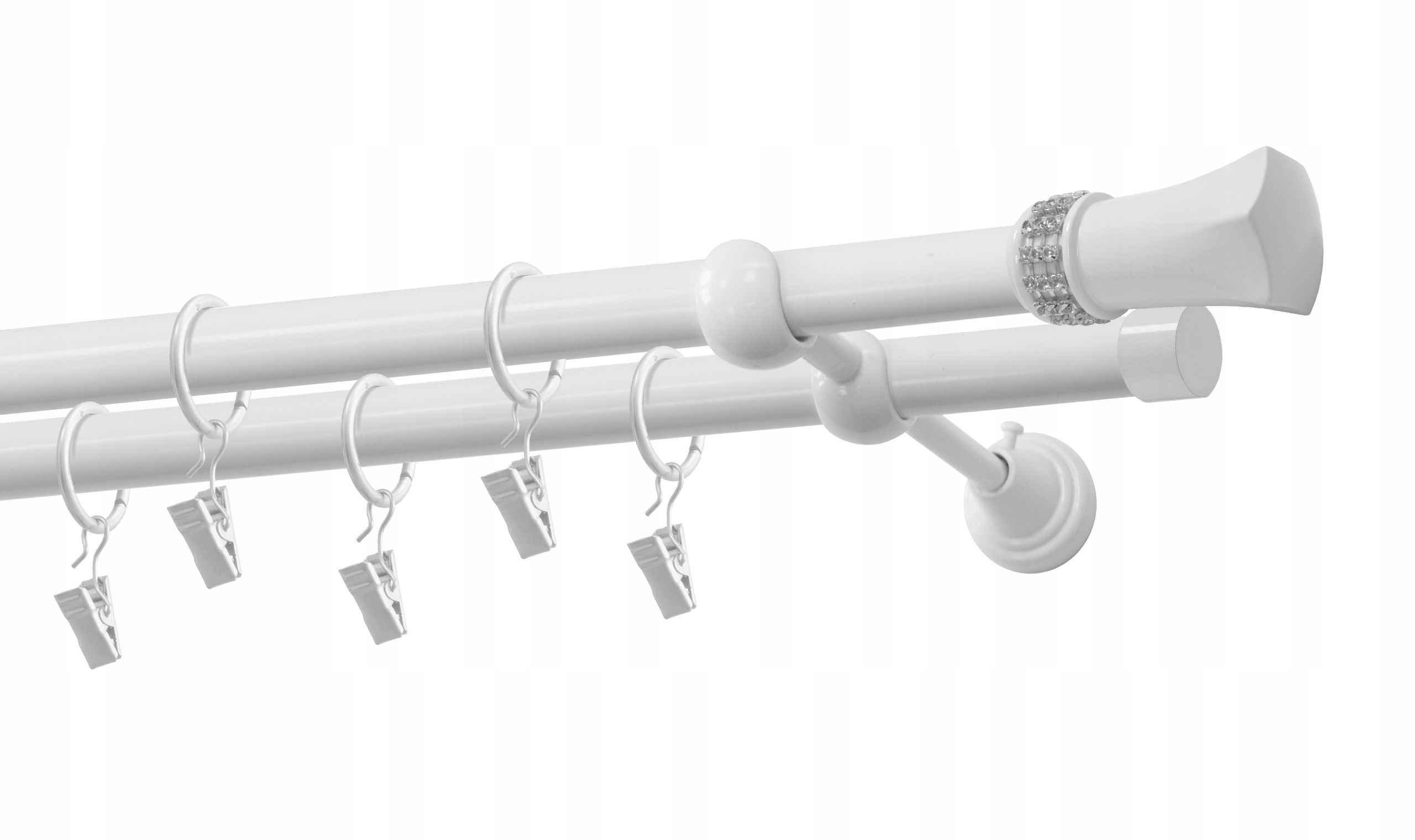  Dvigubas karnizas satinas 19 mm 240 cm