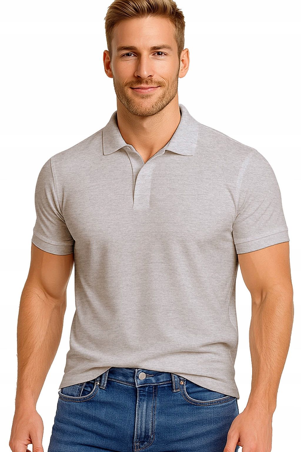  Men&#39;s polo shirts t-shirt elegant reinforcement cotton with collar m