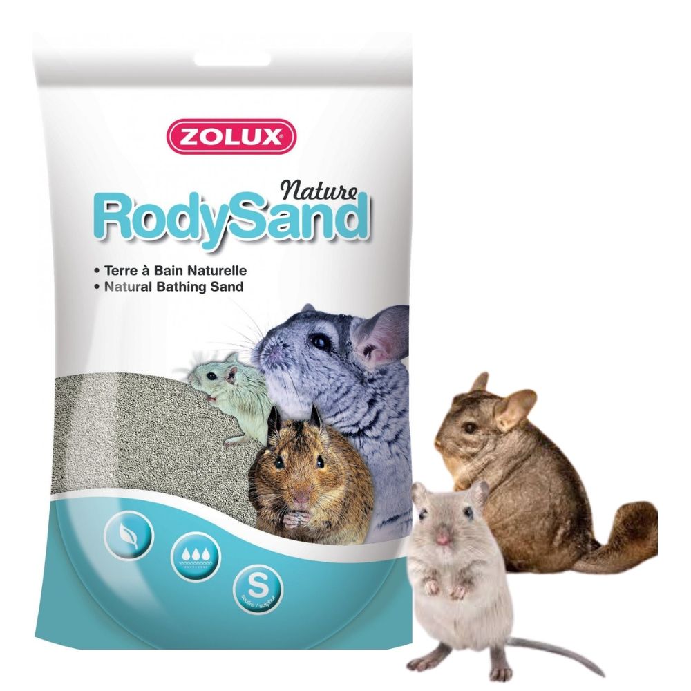  Badesand für chinchillas für nagetiere natürlich rody sand 2l