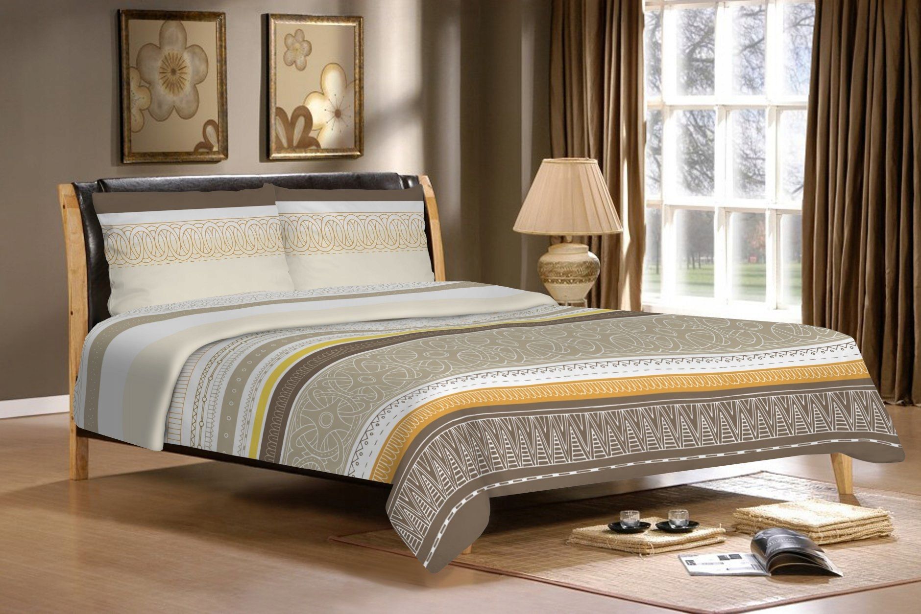  Flanellist voodipesu 220x200 puuvill 160 g/m2 flanell